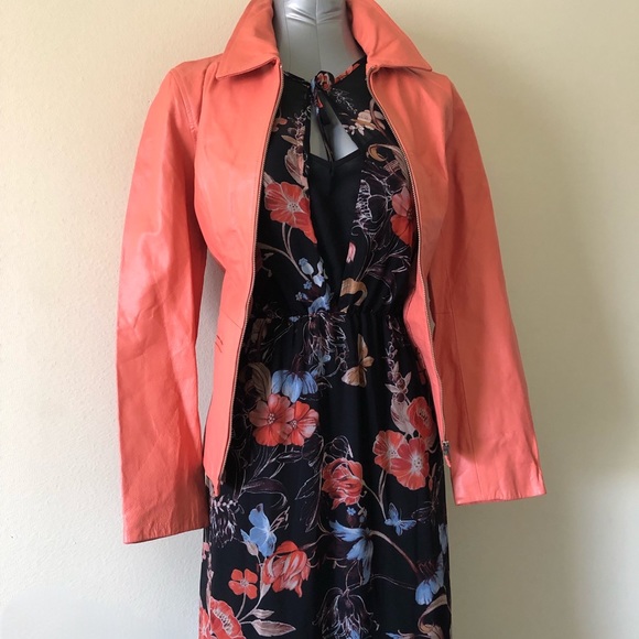 Beautiful Sheer Floral Midi Dress w/ Under Slip - Picture 2 of 8